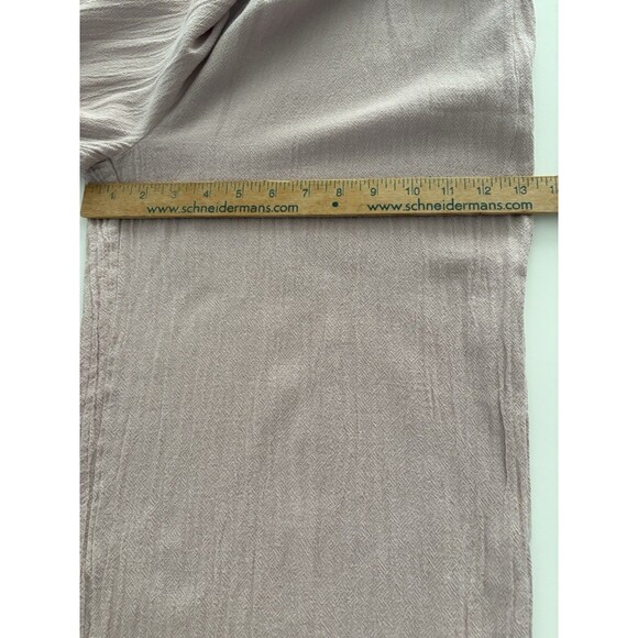 Oh My Gauze! Pants Sz 1 S/ M Dusty Rose Wide Leg Lagenlook Cotton Coastal Beach - Picture 11 of 16